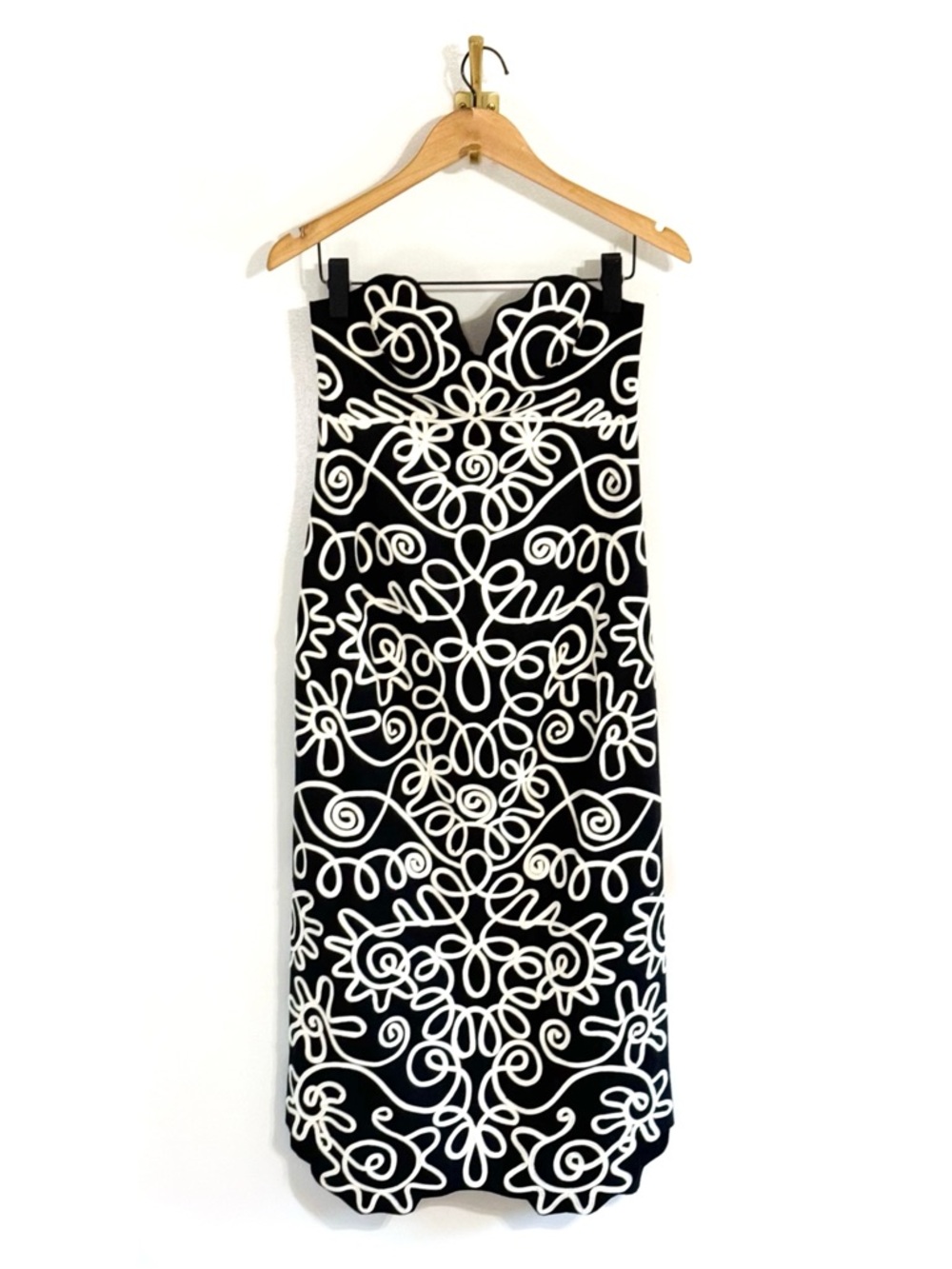 NWOT Mara Hoffman Midi Strapless Cotton-Blend Embroidered Stella Dress - Picture 2 of 7